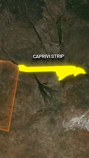 Geographic Enigma on Instagram: "Namibia’s map hides a historical puzzle. The Caprivi Strip exists because of a failed colonial trade plan involving rivers, empires, and Victoria Falls."