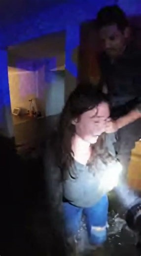 Firefighter Saves Couple Trapped in Flooded Apartment!