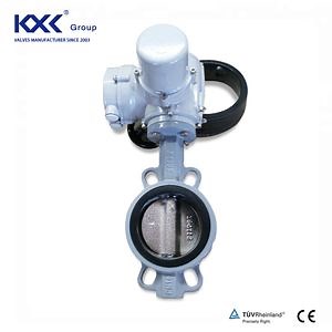 [Hot Item] Awwa C504 Ductile Iron Metal Seated Wafer Butterfly Valve with Electric Actuator Valve
