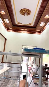 Renovating the living room with nano-plastic cladding.