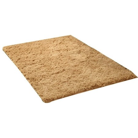Living room Bedroom Rug Antiskid Soft Carpet Long Hair Yoga Floor Mat Bedside Cartpet Water Washable - Walmart.ca