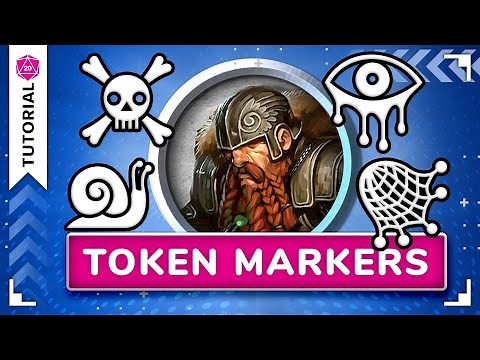Setting up Token Markers in Roll20 | Roll20 Tutorial