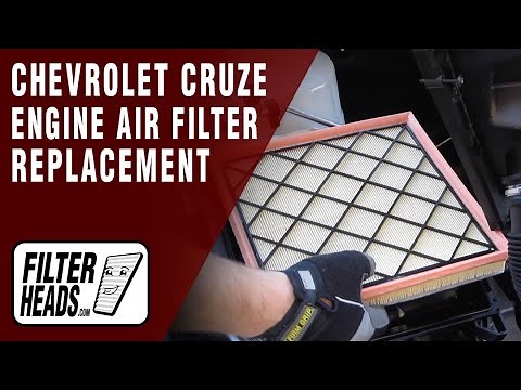 How to Replace Engine Air Filter 2014 Chevrolet Cruze 1.4L L4 | AF46152, TA46152