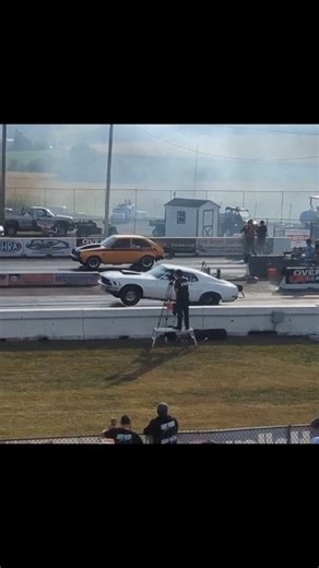 Mustang vs Chevette @ Hot Rod Drag Week #fypageシ #fyp #fypシ #motorsport #fast #hotroddragweek | 708RacingVideos