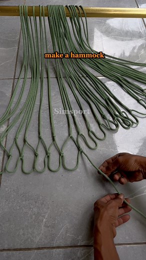 8.2K views · 297 reactions | the next step in making a hammock #hammock | Nandang Safaat | Facebook