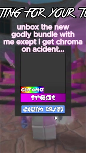 Unboxing Chroma Treat in Roblox