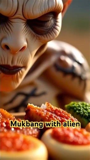 Mukbang with alien