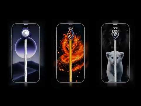 Realistic Zipper Unlock Animation