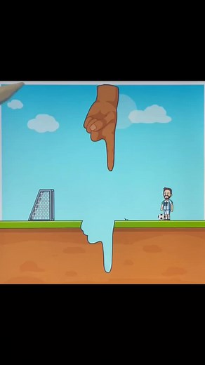 Digital Animation: Soccer Challenge with Hidden X Symbol
