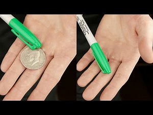 VISUAL PEN to COIN TRICK - TUTORIAL | TheRussianGenius