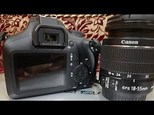 CANON EOS 3000D, Quick Unboxing & Review..How to use for the first time