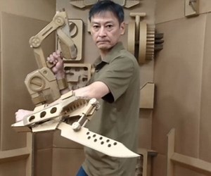 This Japanese Craftsman Makes Amazing Cardboard Props and Toys