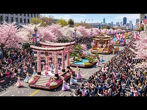 California Cherry Blossom Festival 2026 🌸 | Sakura Season USA Spring Parade & Full Event 4K