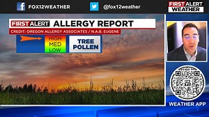 Pollen counts remain high across the Willamette Valley, specifically grass & tree pollen. | FOX 12 Weather | Facebook