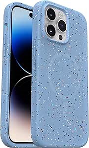 OtterBox iPhone 14 Pro Max Sustainable Series Case with MagSafe - House Party (Blue), Shockproof, Drop Proof, Ultra-Slim, Protective Case