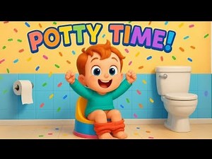Potty Training Song for Kids 🚽 | Toddler Toilet Training | Potty Time Dance | 3D Animation for Baby