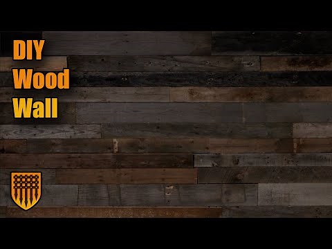 Building a Pallet Wood Feature Wall