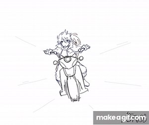 Motorcycle fun on Make a GIF