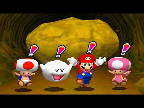 Mario Party 6 Minigames - Mario vs Toadette vs Toad vs Boo