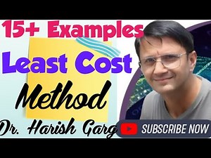 Examples of Least Cost Method | Transportation Problem | Easiest Way