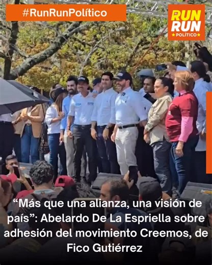 Jean-Pierre Serna on Instagram: "#Elecciones2026| El movimiento político Creemos, fundado por el alcalde de Medellín, Federico Gutiérrez, oficializó su respaldo a la campaña presidencial de Abelardo De La Espriella, consolidando un bloque nacional que busca reorientar el país en materia de seguridad, gestión pública y desarrollo regional. La adhesión será formalizada en una convención del movimiento y representa un apoyo estratégico al proyecto que lidera De La Espriella, especialmente en Antioq