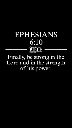 Ephesians 6:10