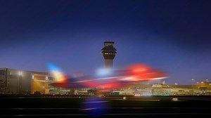 What Do Evening Flights Look Like at the Runway?