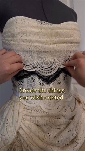 Wendy | Whimsical Sewing, Pattern Designer & Upcycling Fashion on Instagram: "✨Your goal for 2026✨ . 🗡️ Pattern guide for the size adjustable skirt is available on the link in bio 😌 plus a video tutorial . 💓 Fabrics are from stash, @estatesalesnet , and @savers_thrift . 🏷️ #upcyclefashion #fantasyfashion"