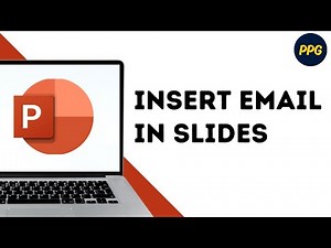 How to insert an email in a PowerPoint presentation ?