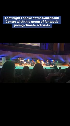 It was fantastic to be speaking with this amazing group of climate activists last night - Greta Thunberg, Tori Tsui, Dominique Palmer, Daphne Frias, Ati Viviam Villafaña and Alice Aedy in discussion at The Climate Conversation at the Southbank Centre’s Royal Festival Hall. Sorry about the poor film quality but the centre were stopping filming. Anyway, hope you get a flavour or the issues in Bangladesh close to my heart | Birdgirl