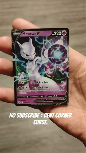 THIS MEWTWO V HITS DIFFERENT #PokemonCards #PokemonGO #MewtwoV #PokemonPulls#TCG #PokemonShorts