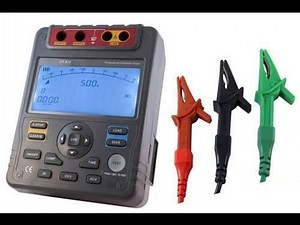 Мегаомметр UT512 UNI-T. Как измерить сопротивление изоляции кабеля. Видео от Electronoff.