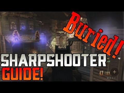 "BURIED" Easter Egg! Sharpshooter Step In-Depth guide! (Black Ops 2 Zombies)