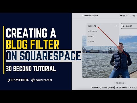 Create a Blog Filter in 30 Seconds on Squarespace [Easy Archive Block Trick]