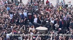 6.9K views · 98 reactions | Ed Sheeran: Surprises Sheffield with impromptu gig Here Ed sings his famous tracks - captured by Coun Ben Miskell. | Yorkshire Post | Facebook