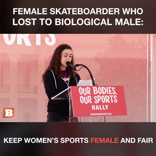 105K views · 5.7K reactions | Female Skateboarder Who Lost to Biological Male: Keep Women's Sports Female and Fair | Breitbart | Facebook