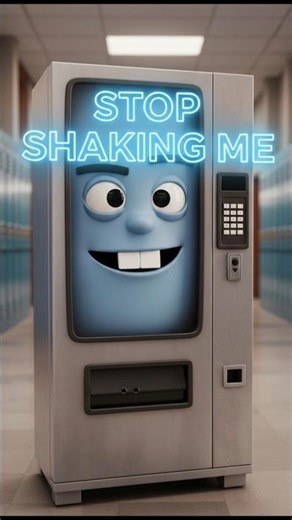 POV: Your Vending Machine is tired of being shaken 🍫💢 #shorts #animation #comedy #funny