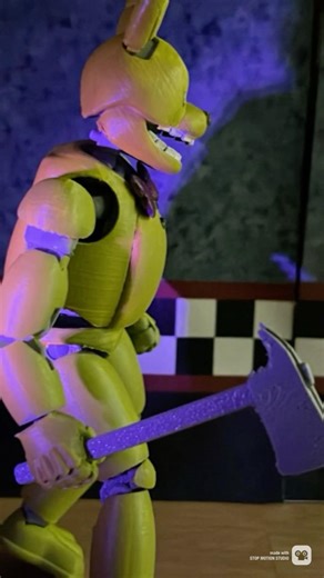 Spring Bonnie stop motion #fnaf #stopmotion #springbonnie #fivenightsatfreddys