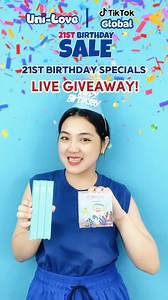 107 reactions · 20 comments | Ready yourself and get a chance to grab these products for FREE! Just watch our livestream this Uni-Love 21st Birthday Sale on Tiktok Global Account this August 22-24!拾殺 Watch this tiktok video: https://vt.tiktok.com/ZS2j8YY2g/ Follow us on tiktok: @uniloveph @uniloveglobal @unicareproducts @tenderloveph @petpalsproducts @b16cosmetics @unilovefam @tenderlovefam @uniloveaffiliate | Uni-Love PH | Facebook
