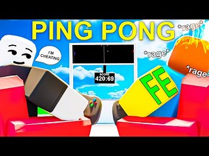 Roblox Fe Script Showcase: Fe Pong
