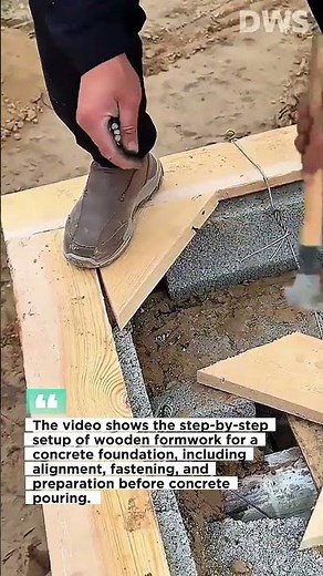 Concrete Formwork Setup – Strong Foundation Framing Technique