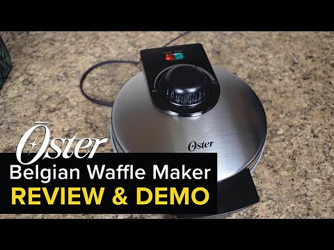 Oster Belgian Waffle Maker - Review & Demo