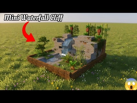 MINECRAFT:Mini Waterfall Cliff Biome!
