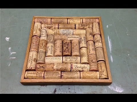 Making a trivet with wine corks