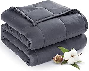Sivio Cotton Weighted Blanket for Adults, Queen Size 60"x80" 20 lbs