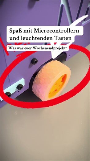 Making fun with microcontrollers and 3D printers this weekend. #3dprinter #maker #diy #raspberrypi