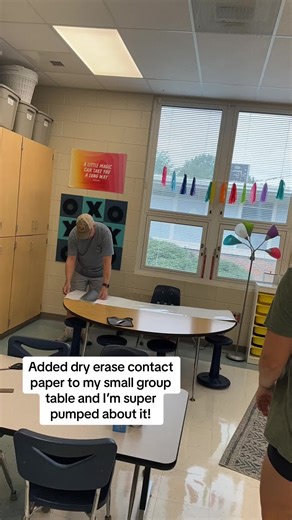 Creative Classroom Decor Ideas with Contact Paper | Teacher TikTok