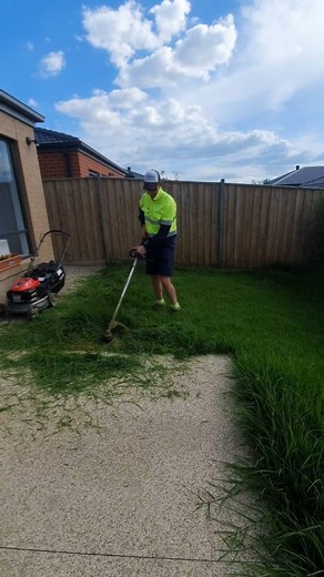 The Yanks will say I burned the grass. The Kikuyu in Australia can get wild if not regularly maintained. #yardmaintenacegeelong #mow #lawnmowing #lawncare #mowing #landscaping #lawnmower #grasscutting #propertymaintenance | Yard Maintenance Geelong