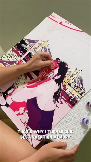 Isuvio on Instagram: "you? I did. So I decided to put a piece of myself on the wall—literally. This custom paint-by-numbers of my favorite portrait made it so easy. Now, every time I walk in, I'm not just seeing a room; I'm seeing a space that tells my story. And that makes all the difference. https://isuvio.com/ #HolidayMagic #ISUVIO#HolidayArtBox #FestiveCreativity #ArtisticHolidays #SeasonalCrafting #HolidayMagic #ISUVIOHoliday #paintbynumbers #dotpainting #clock"