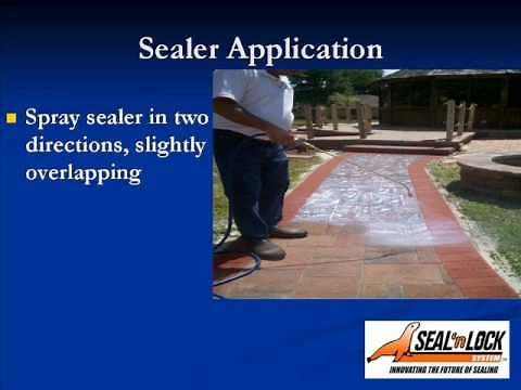 Cleaning and Sealing Pavers